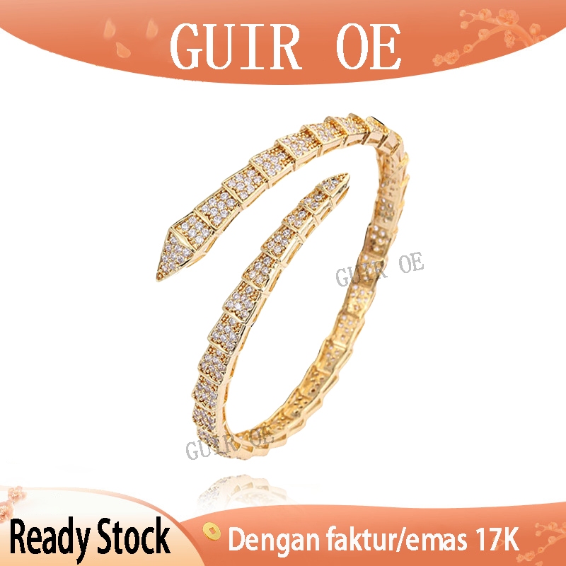 Gelang Emas, Gelang Berlian Emas 17K, Gelang Estetika Jewellery Official- GUIR OE