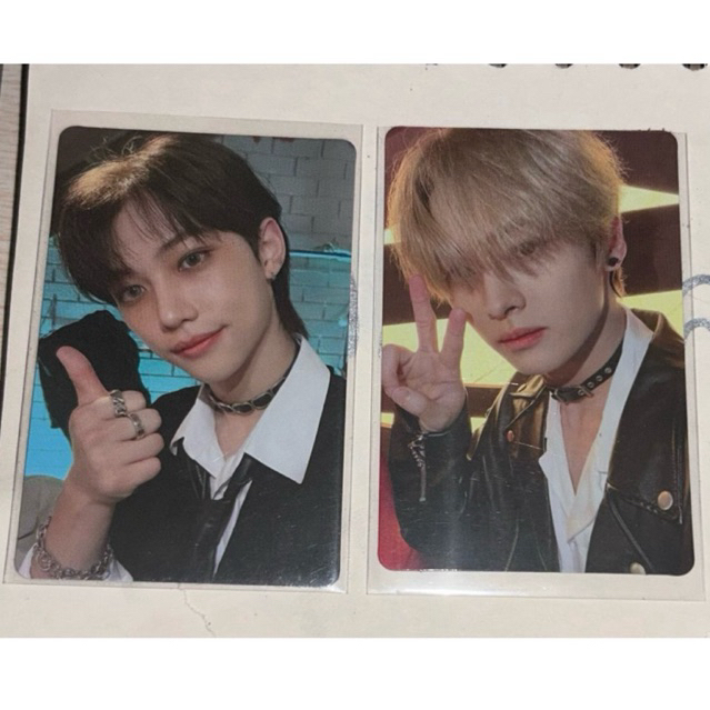 PHOTOCARD/ PC maxident apple music Lee know/ felix straykids skz