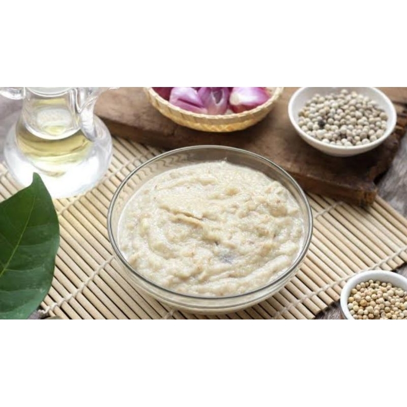 

bawang putih giling segar bahan