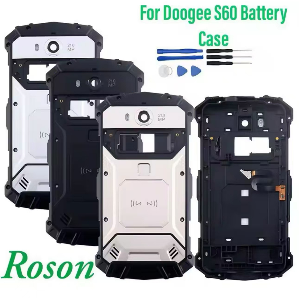 Original  for Doogee S60 Battery Case 5.2 Inch Protective Battery Back Cover Fit Replacement For Doo