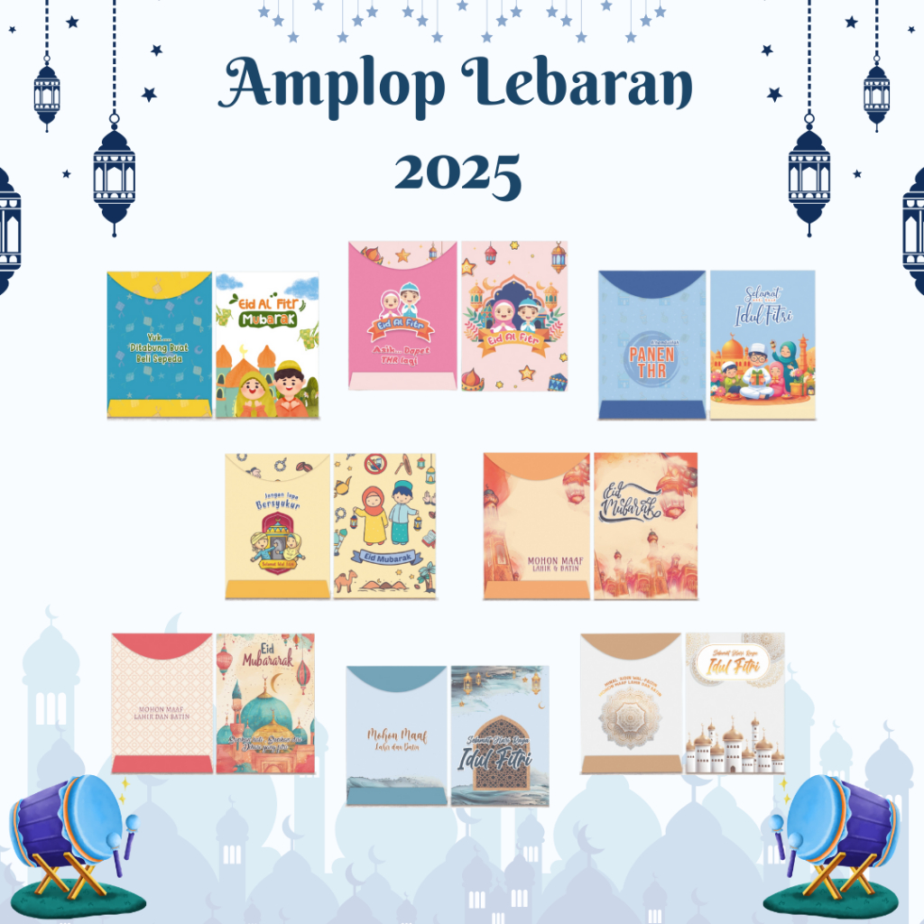 

Amplop Lebaran Idul Fitri atau Angpau Lebaran 2025 seri Juwara isi 20 pcs