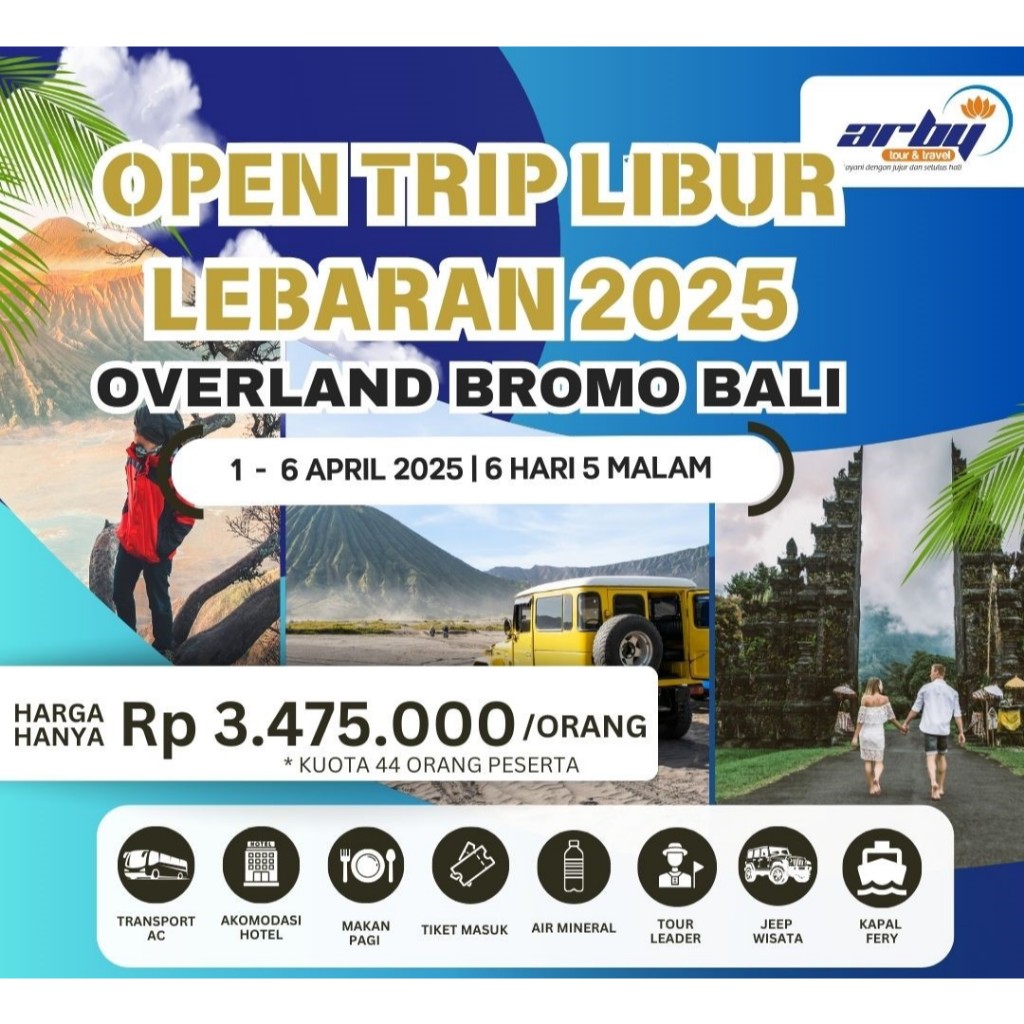 PAKET OPEN TRIP BROMO BALI OVERLAND 6H5M