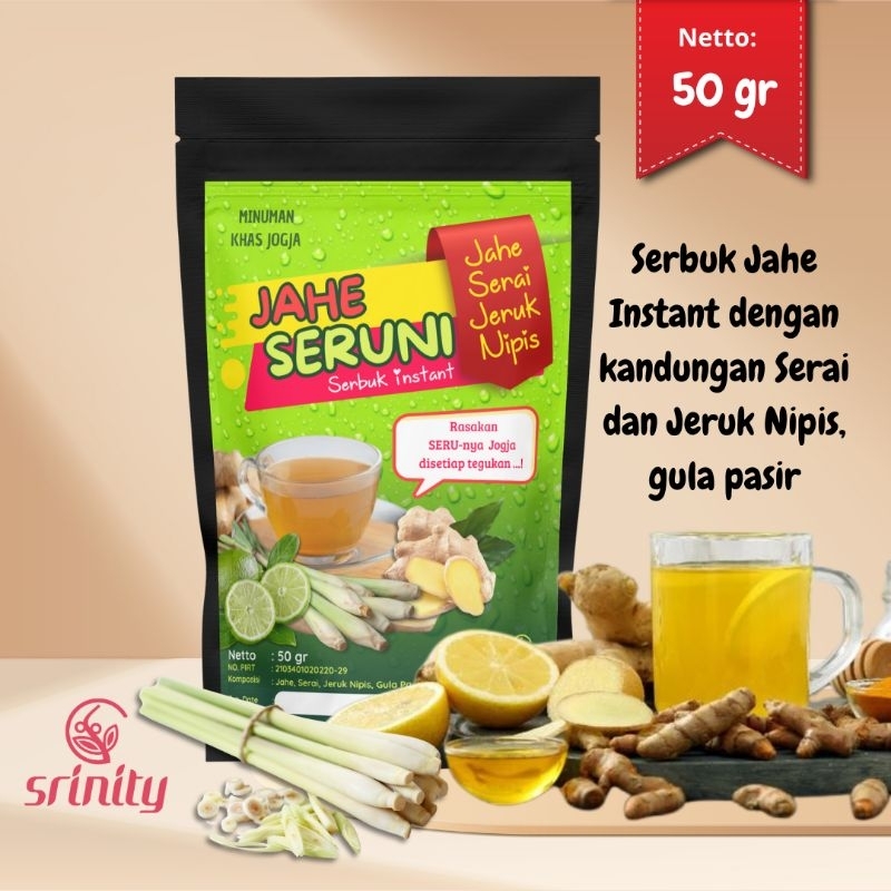 

Jahe Seruni Kemasan Ekonomis 50 gram