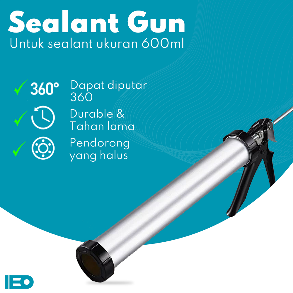 SEALANT GUN BESAR, SILICONE SEALANT GUN, SEALANT GUN 600 ML