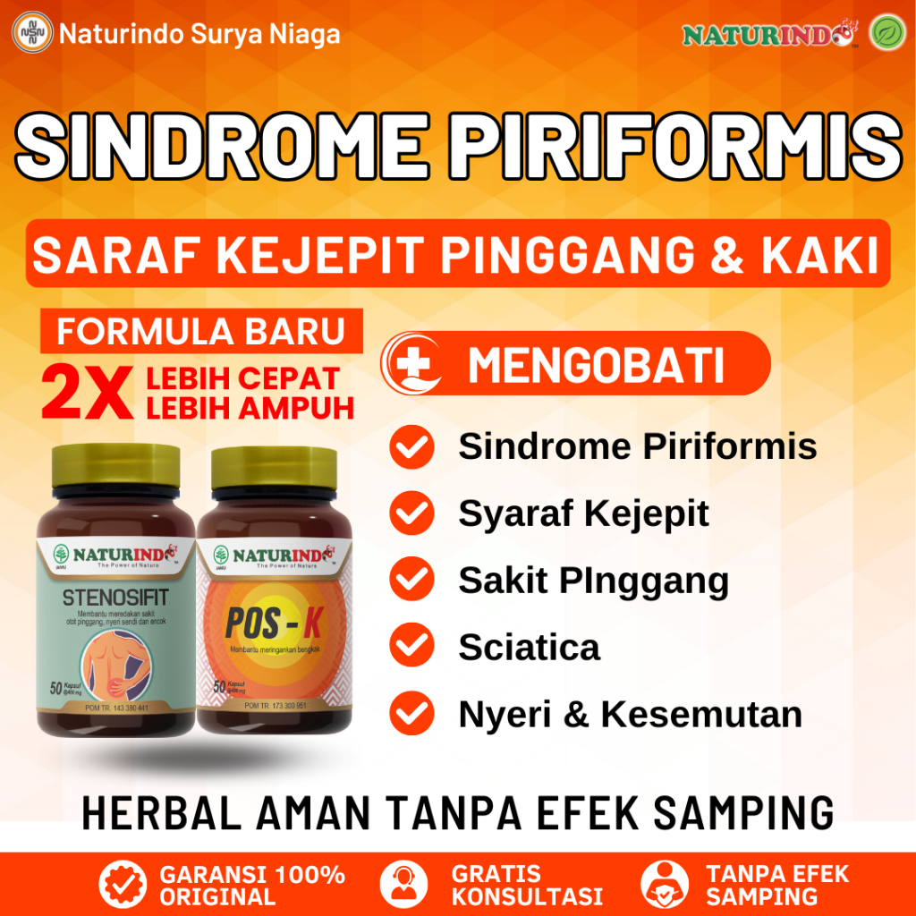 Obat Sindrom Piriformis Sakit Bokong Sampai Kaki Saraf Kejepit Stenosifit