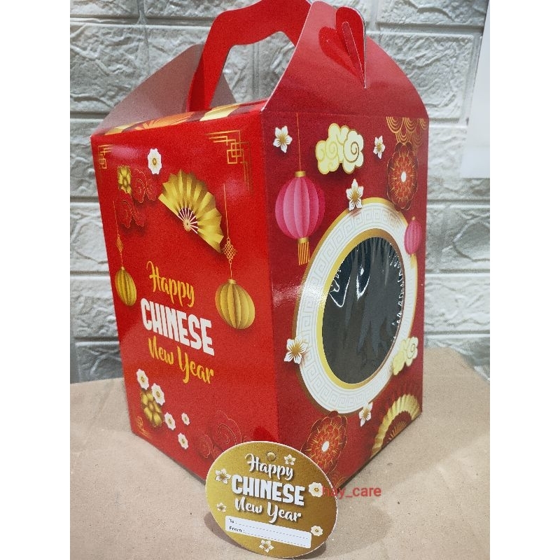 Free Kartu Ucapan CNY cookies packaging box kuker imlek box imlek box hampers imlek