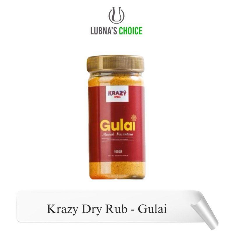 

Krazy Dry Rub - Bumbu Diet Varian Gulai