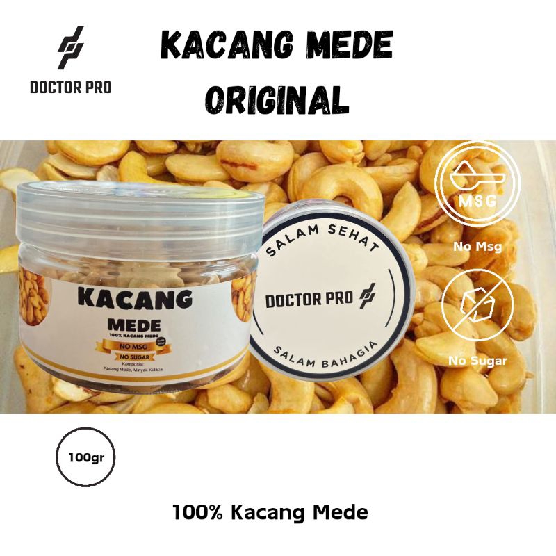 

Kacang Mede Original | Cemilan Sehat dan Lezat 100gr - Doctor Pro