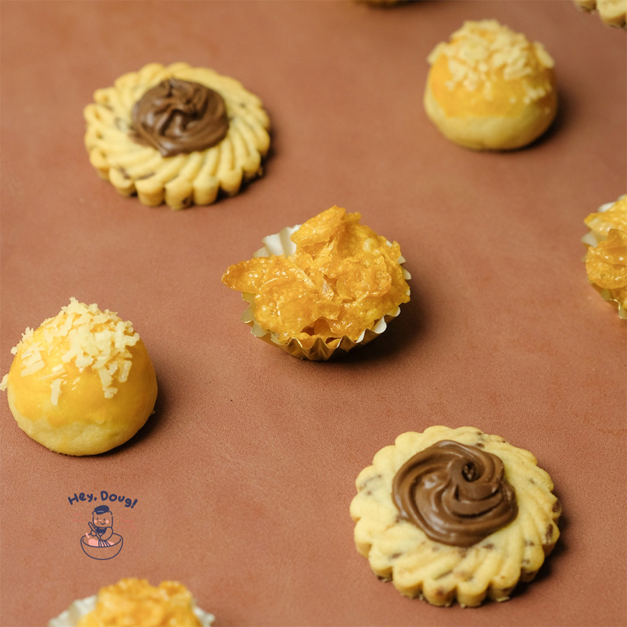 

Hey Doug Nutella Cornflake Nastar Keju | Kue Kering Imlek CNY