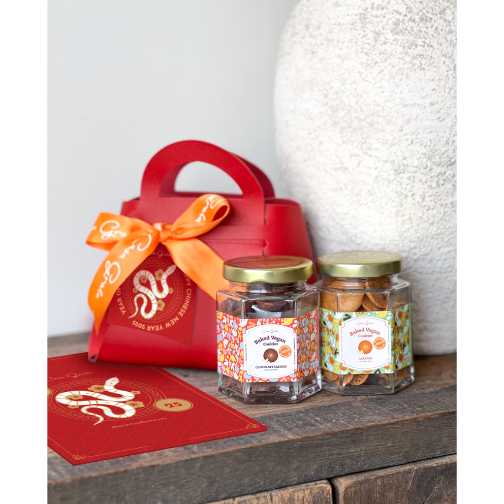 

Lunar Chinese New Year Hampers by Casa Grata Hampers Imlek, Gluten FREE, Vegan, Natural, Baked