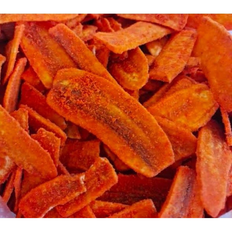 

Grosir keripik pisang crispy balado gurih 1KG
