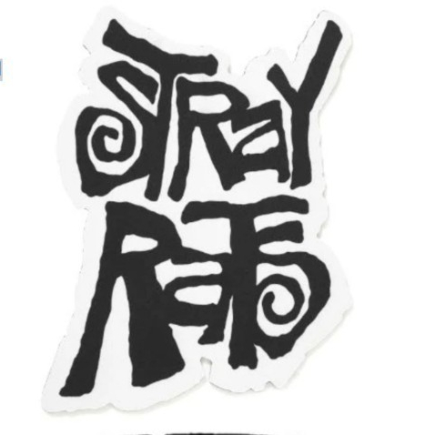 

sticker STRAY RATS funk logo stiker brand streetwear