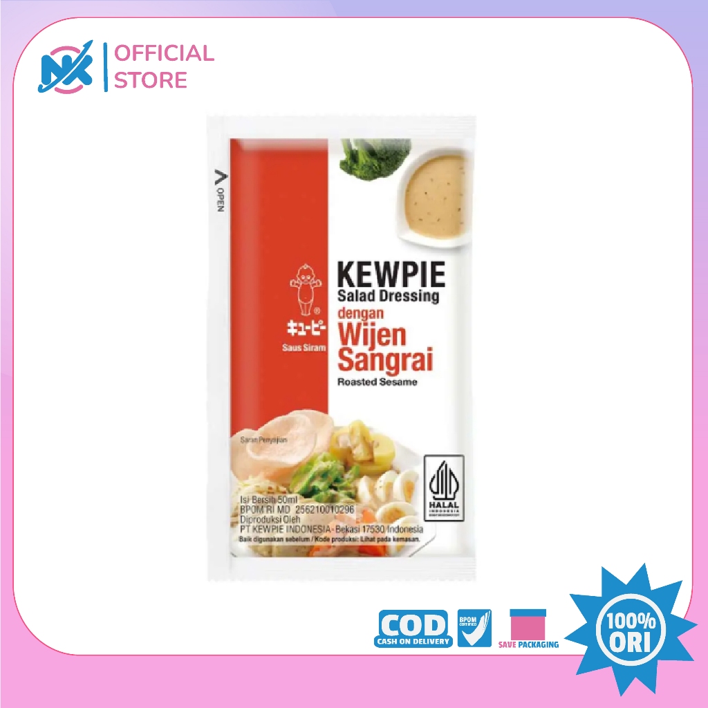 

Kewpie Saus Siram Dengan Wijen Sangrai 50ml