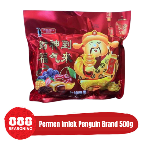 

Penguin Brand Permen Imlek Aneka Rasa Assorted Candy 500g
