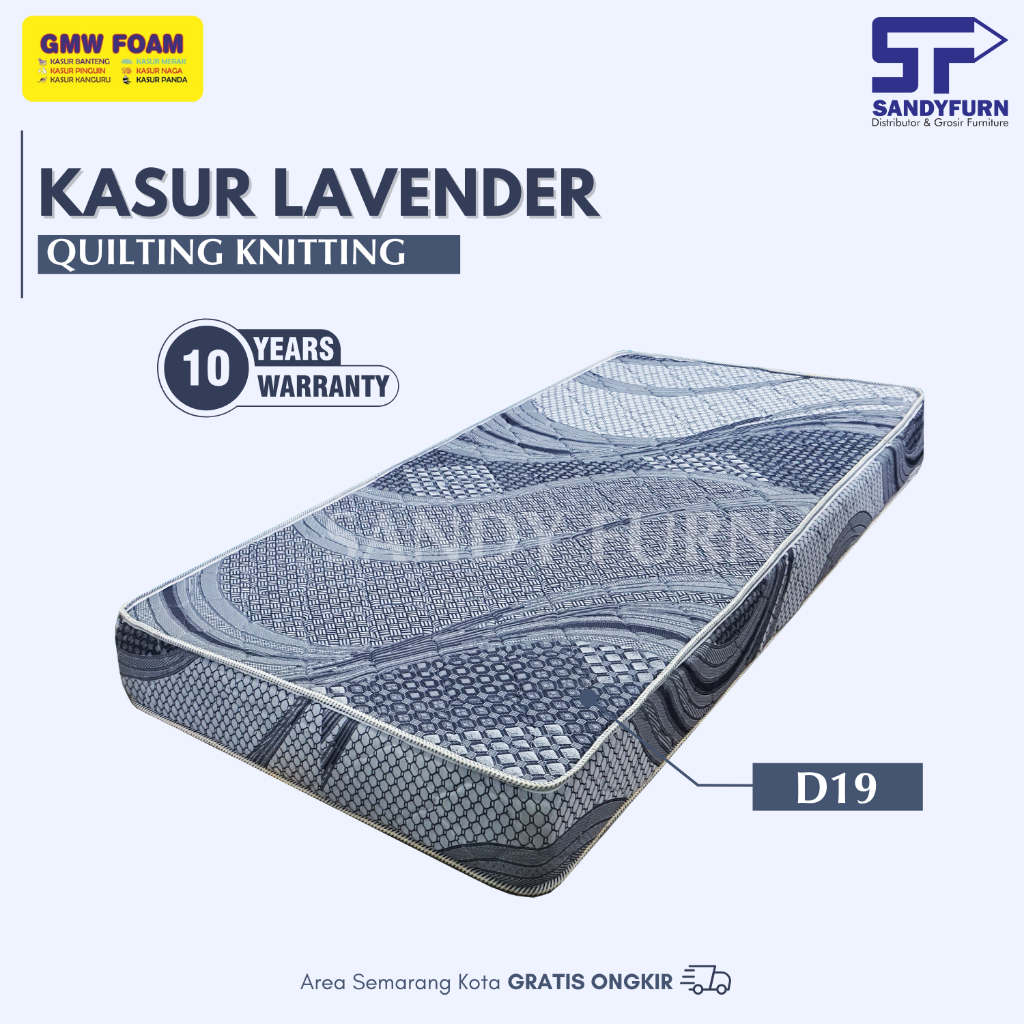 GMW Foam - Kasur Busa - Lavender - Quilting Knitting