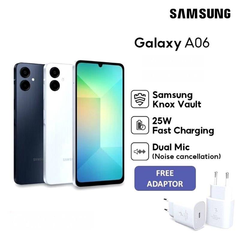 HP SAMSUNG A06 RAM 4/64GB GARANSI RESMI