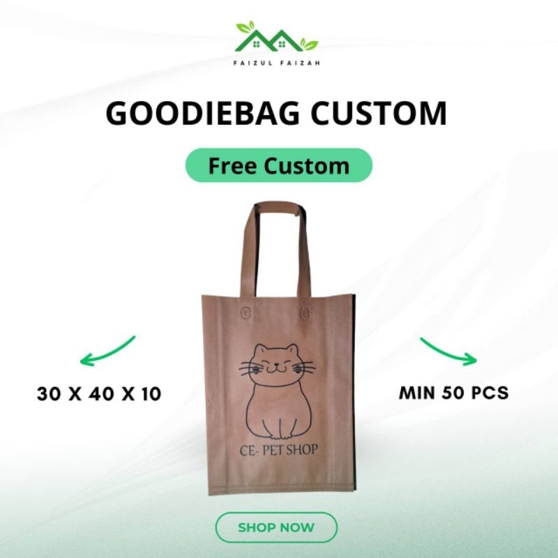 

TAS GOODIEBAG 30x40x10 CUSTOM
