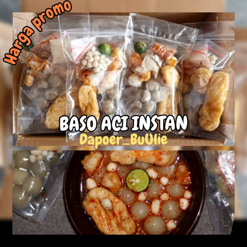 

BASO ACI INSTAN Dapoer Bu Ulie /BACIL murah instan