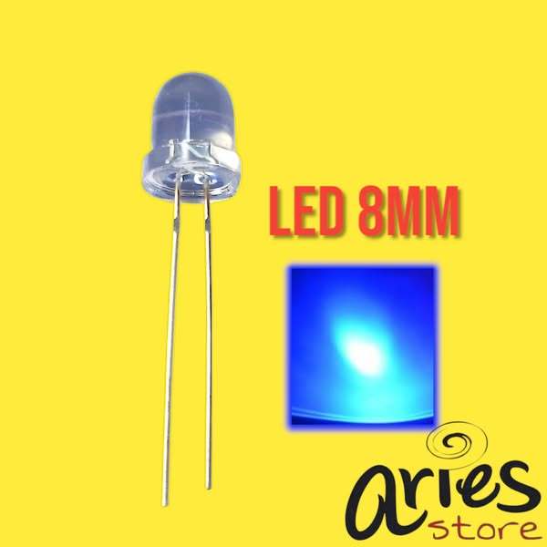 LED BENING WARNA 8 MM 3 VOLT
