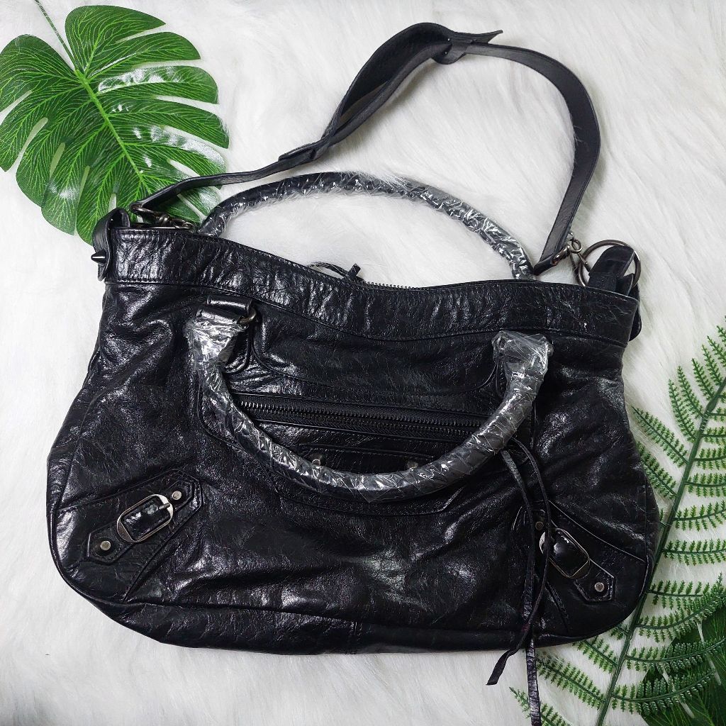 balenciaga le city bag black preloved