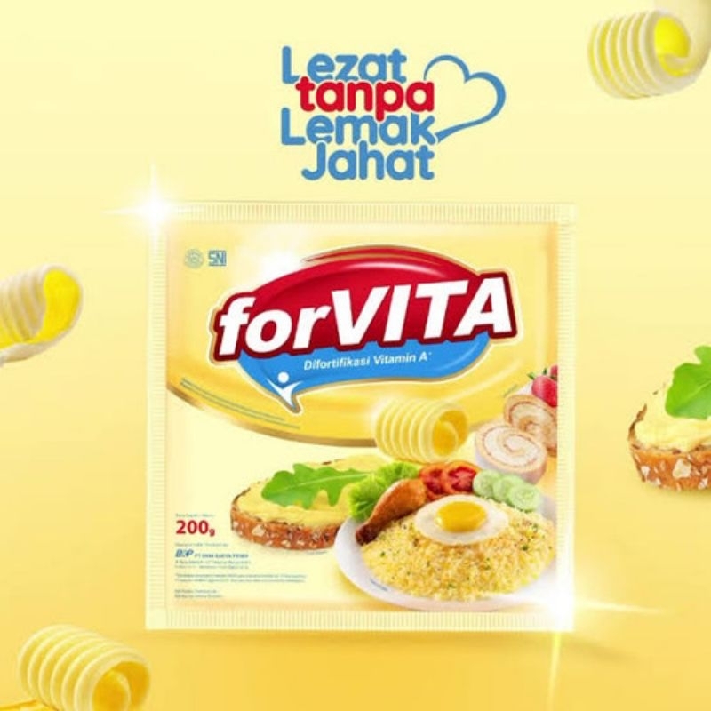 

Forvita Margarine 200 G/ Margarin Forvita Spesial Package