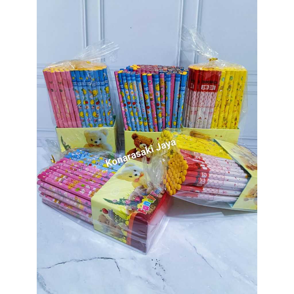 

Ay00! PENSIL 2B KARAKTER FANCY ISI 50 PCS DAN 100 PCS