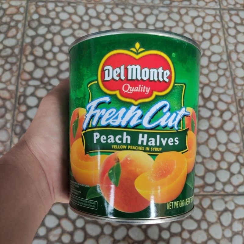 

DELMONTE PEACH HALVES BUAH PERSIK DALAM SIRUP KENTAL 825gr