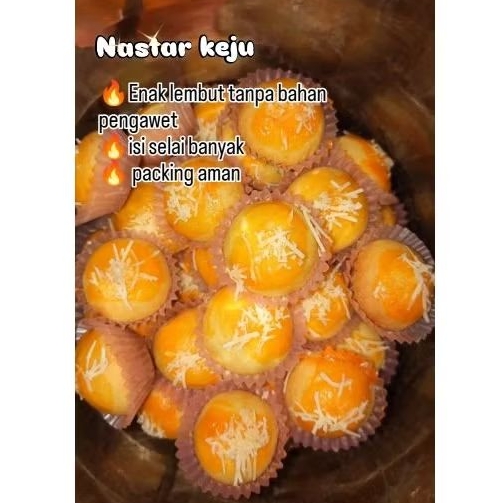 

KUE NASTAR TOPING KEJU/ KUE KERING TERMURAH