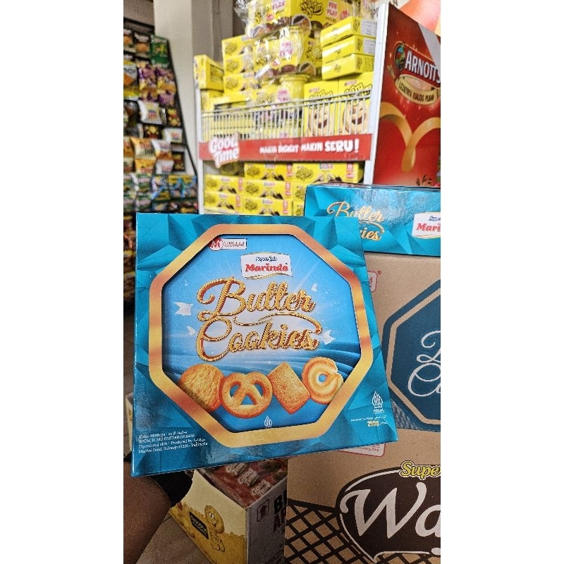 

Marindo Butter Cookies 255 gram kaleng