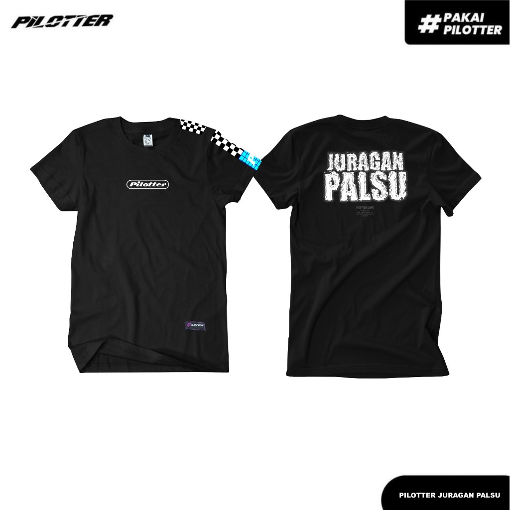 KAOS PILOTER JURAGAN PALSU ORIGINAL FREE STIKER