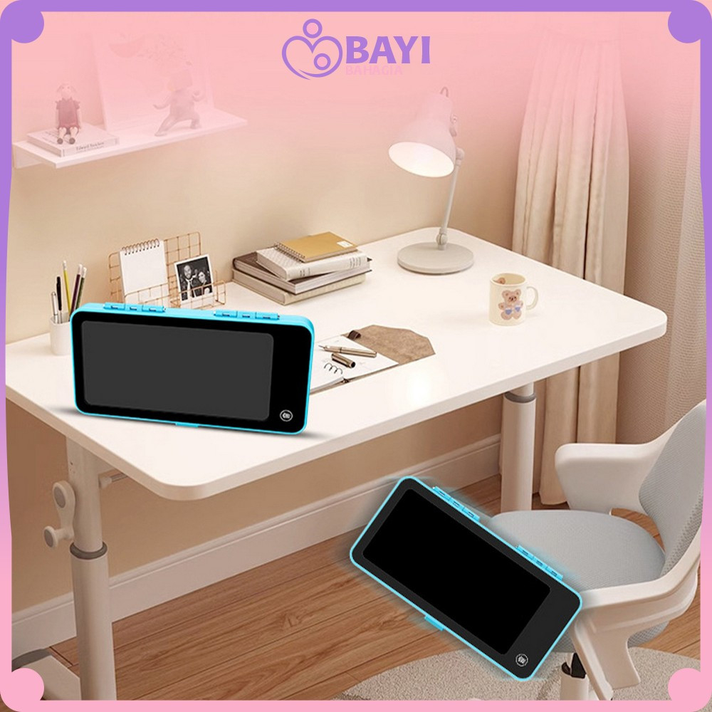 

Kotak Pensil dan Papan Coret 2IN1 LCD Pen Case Drawing Pad / Tempat Pensil Perlengkapan Sekolah Anak Kreatif Bayi Bahagia A115