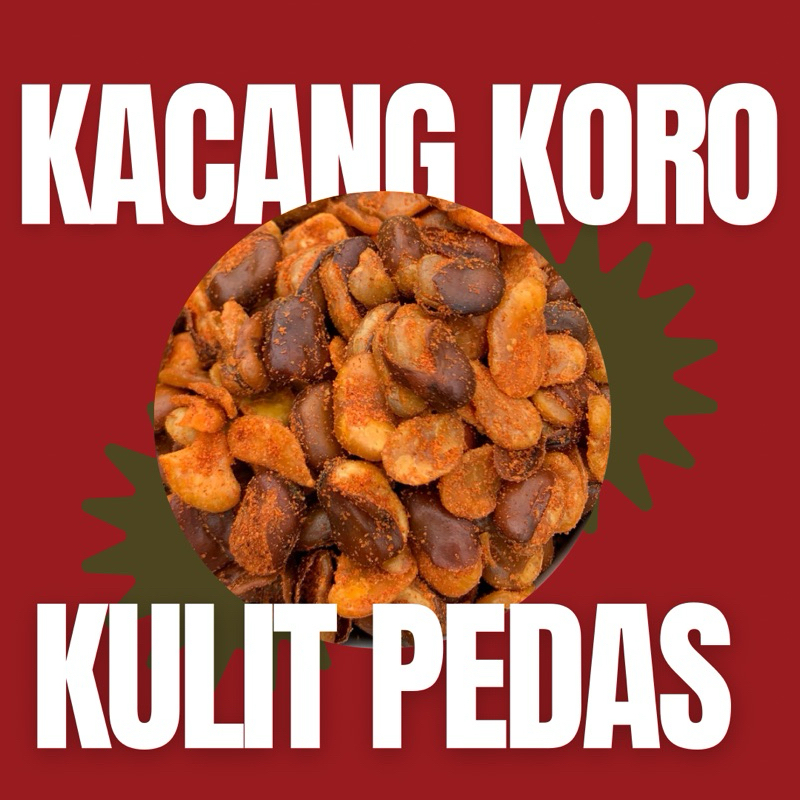 

KACANG KORO KULIT PEDAS SUPER ENAK UK 500g