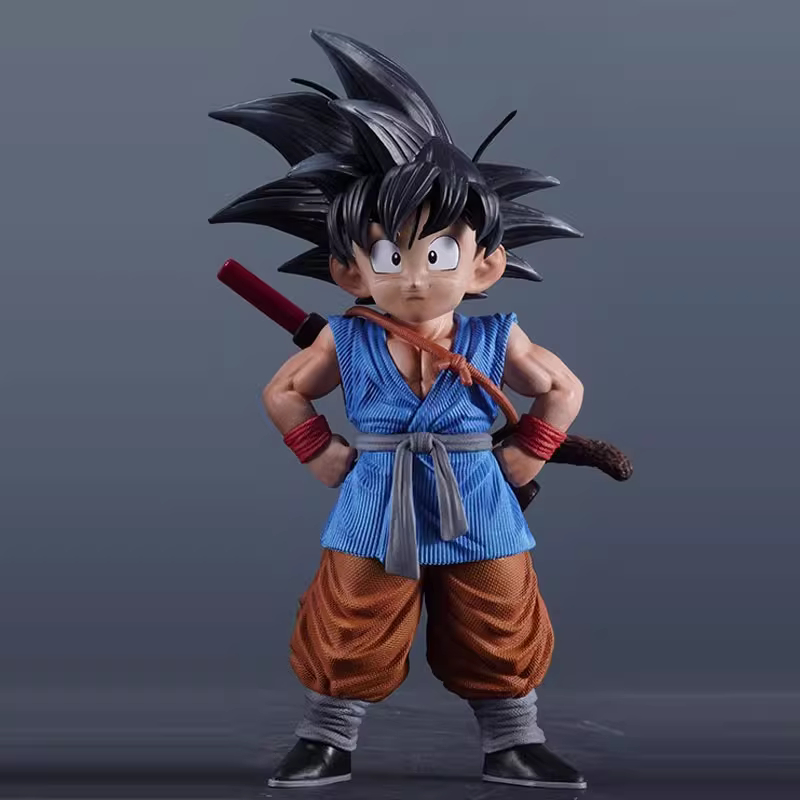 【 Foto Asli 】Statue Dragon Bal GT [ 2% Studio ] Goku Chibi 20cm