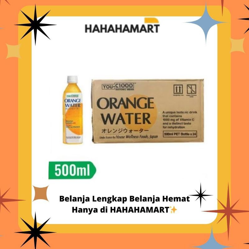 

YOU C 1000 ORANGE WATER 500ML | HARGA UNTUK 1 KARTON