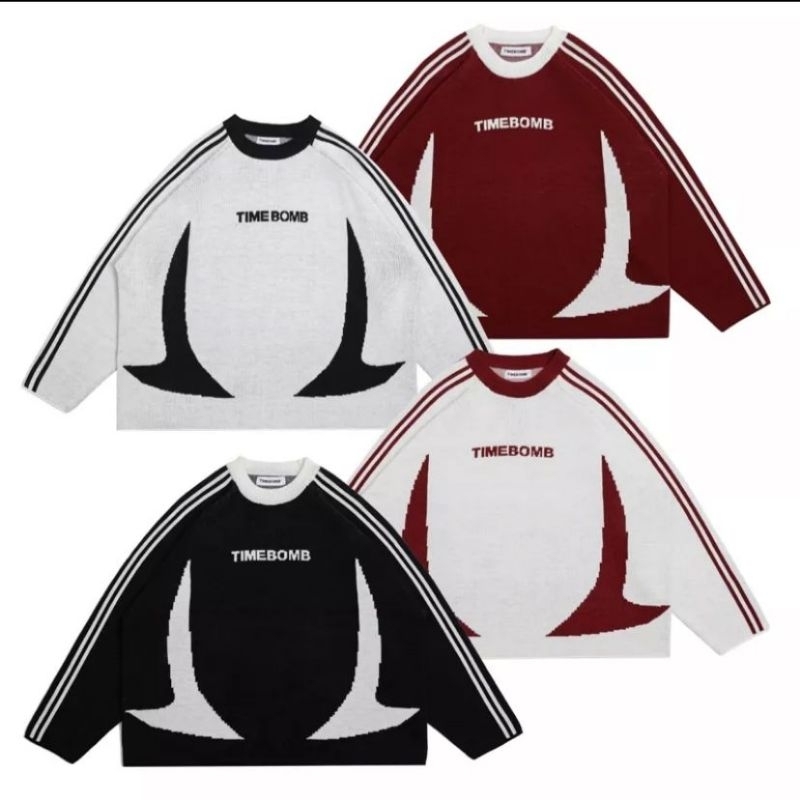 TIMEBOMB knit wear | Sweater rajut  Pria&Wanita/Cardigan rajut Unisex