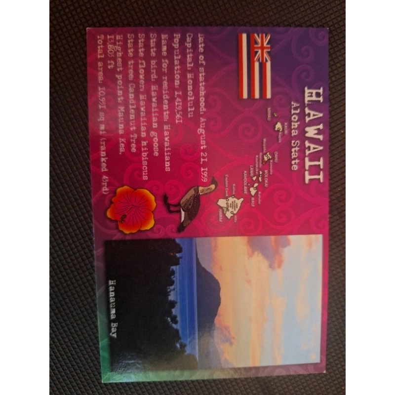 

kartu pos hawaii/hawaii postcard