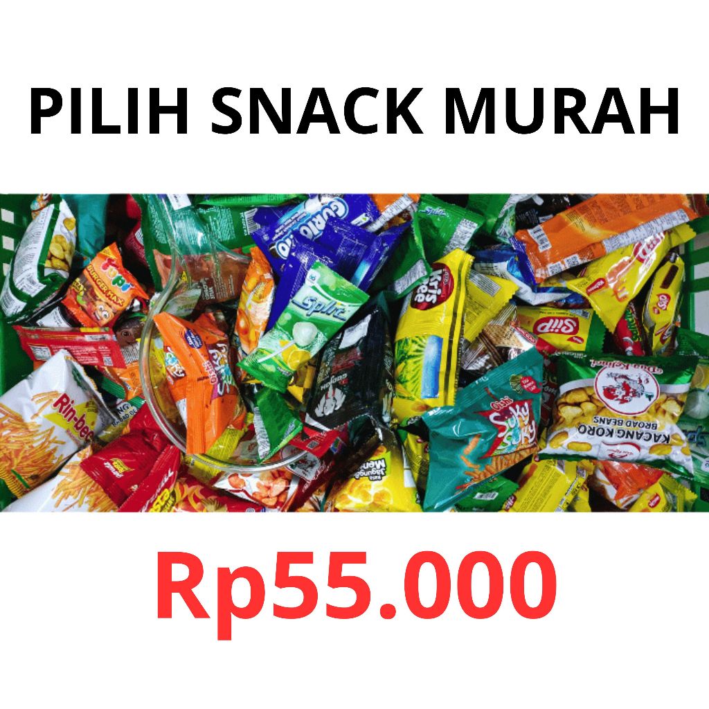 

(MURAH 1 RENCENGAN/BOX) PILIH SNACK MURAH BEST SELLER