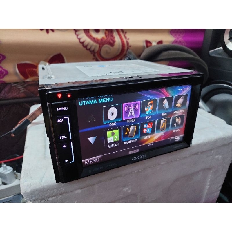 hu headunit doubledin branded tape tv mobil kenwood ddx515 bluetooth dsp FLAC bukan china android