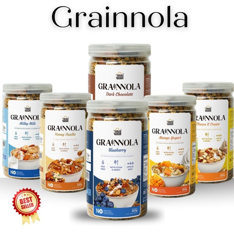

Grainnola Granola Timur Tengah Original 500gr Healty Food