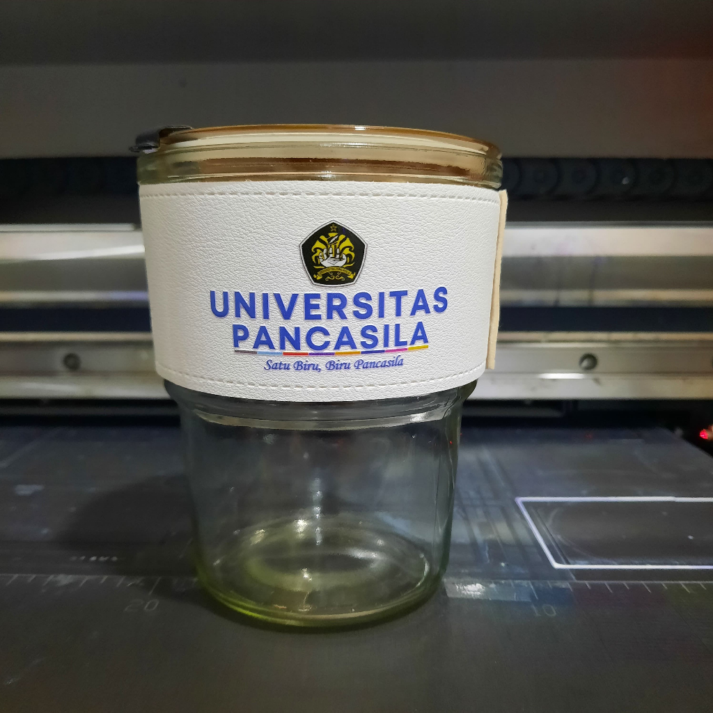 GELAS KOPI MUG CUSTOM UV DTF GELAS CUSTOM BM219 BOTOL CUSTOM NAMA BOTOL KACA CUSTOM