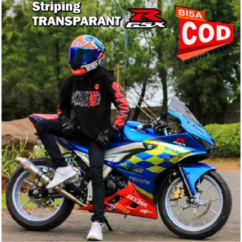 striping transparan gsx r, kenny robert, striping custom gsx