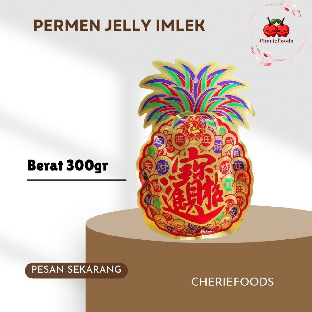 

Permen imlek nanas / Permen jelly aneka rasa / Jeli imlek nanas 300grm