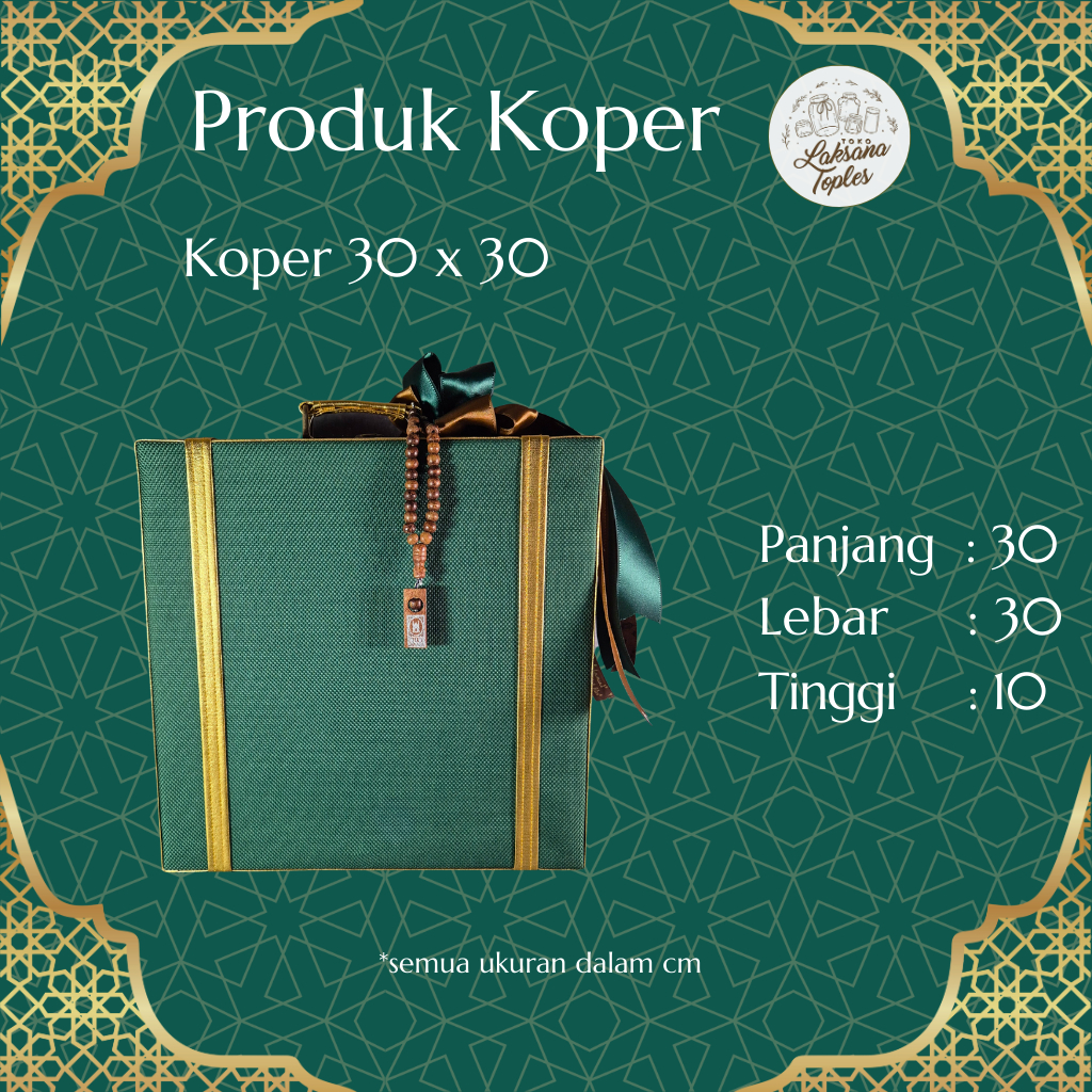 

KOPER KOTAK 30x30 LEBARAN / BOX HAMPERS LEBARAN KUE KERING COOKIES PARCEL