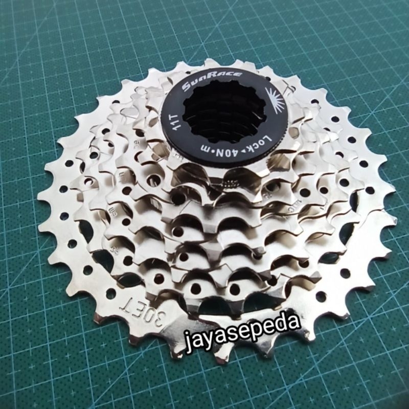 sprocket 7 speed 11-30T sunrace CSM63 kaset Taiwan bisa untuk shimano