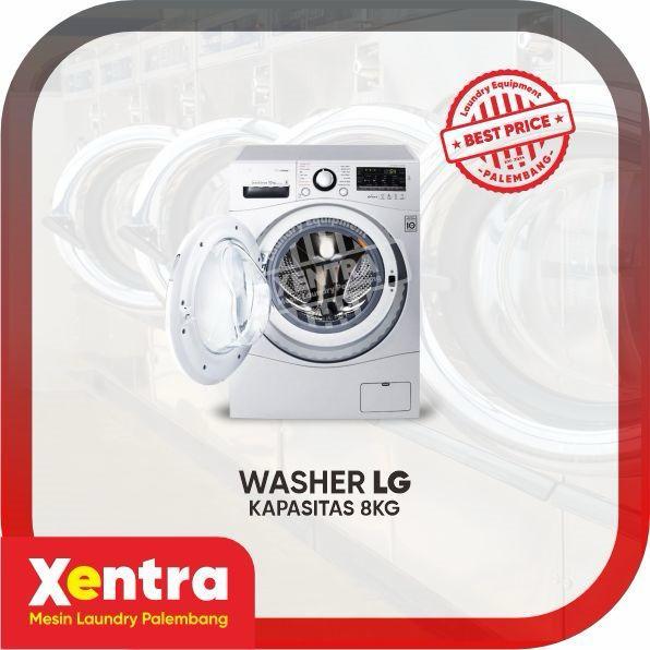 MESIN CUCI LG 8 KG | MESIN CUCI FRONT LOADING LG 8 KG | MESIN CUCI LAUNDRY