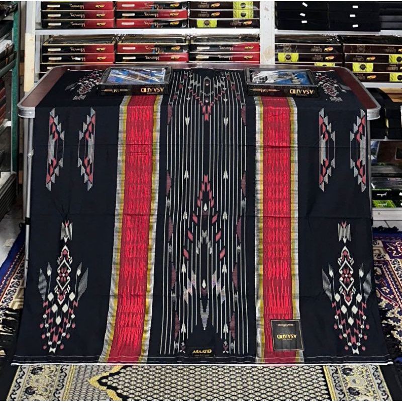 SARUNG pria dewasa ASSATID EMERALD DOBY RAYON TIMBUL