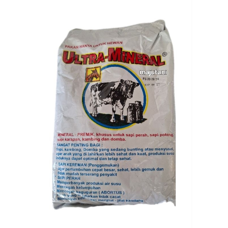 Ultra mineral suplemen vitamin untuk sapi kambing domba