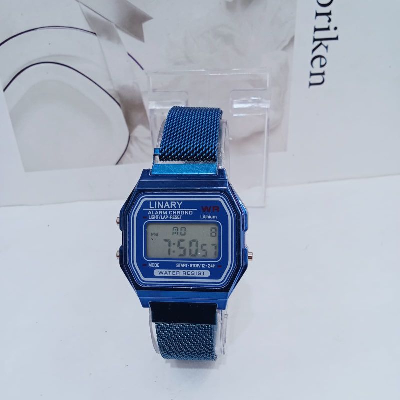 Jam Tangan Digital Tali Magnet