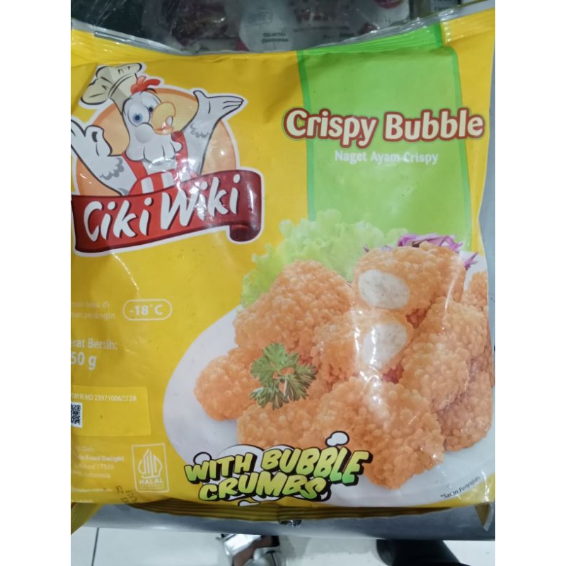 

Ciki Wiki Crispy Bubble Naget Ayam 500gr