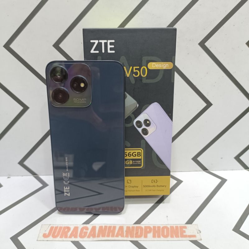 ZTE BLADE V50 DESIGN 4G 8/256GB HP BEKAS SECOND FULLSET